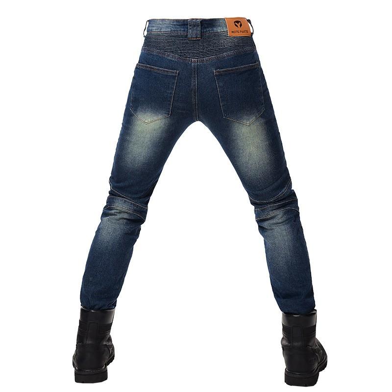 Motorcycle Riding Jeans With CE Level 2 Armor Protection Lightweight Stretchable Safety Pants Spring All-Season Use
