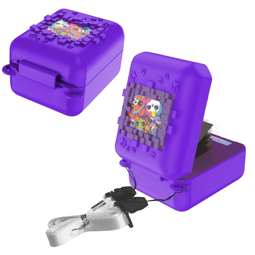 

For TAKARA TOMY Kyubits Case Cover for Digital Pet Digital Toy Protective Case TPU Material Full Protective Compact Jump! [YEZHU] Convenient, рожевий