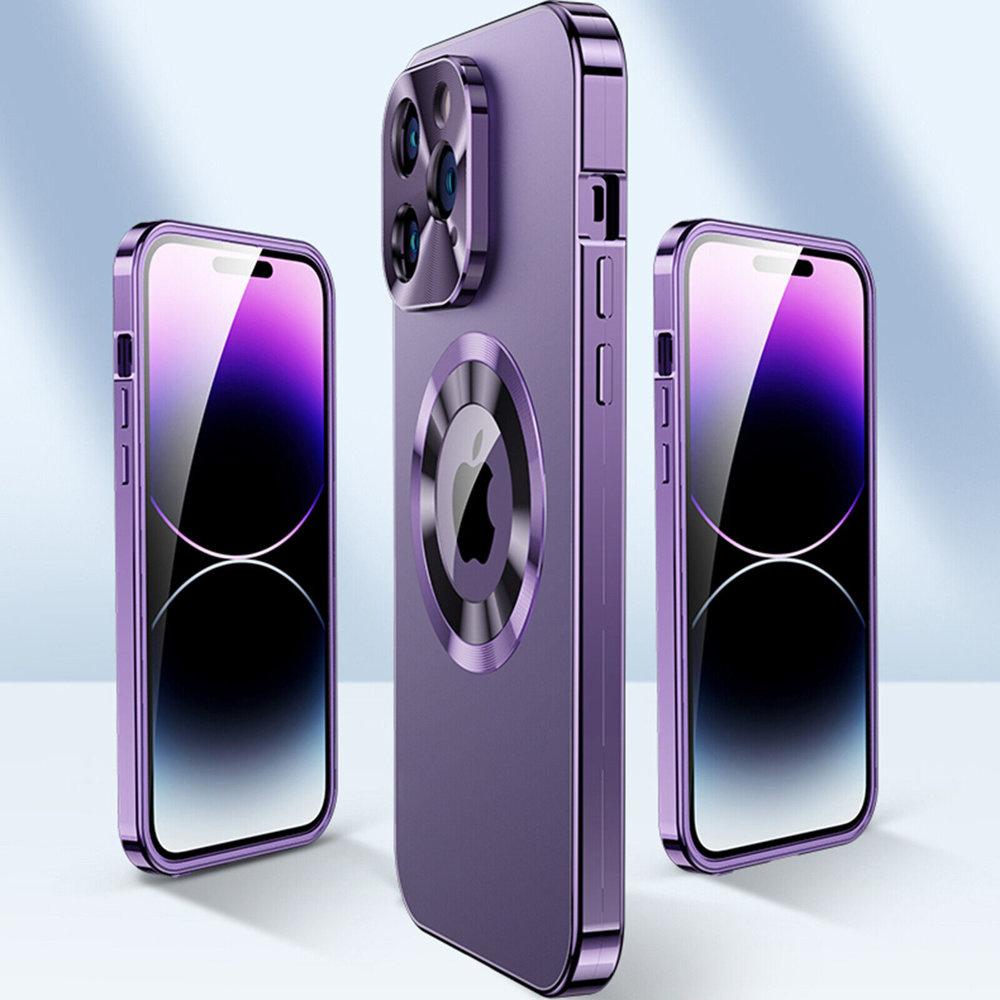 iPhone 12 Pro Case, Dual Glass, Magsafe, Purple
