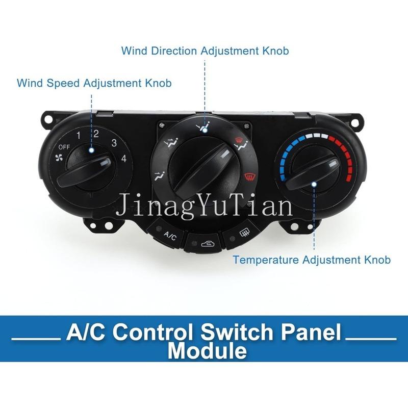 For Buick Excelle HRV Chevrolet Optra Daewoo Lacetti Nubira 2003 - 2012 Air Conditioner AC Heater Control Switch Car Accessories