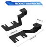 2Pcs Hood Ditch Light Bar Mount Brackets Kit Led Pod Light Work Light Bracket for Ford Ranger 2023 2024 2025
