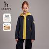 HAZZYS Kids' Colorblock Fleece Hooded Jacket
