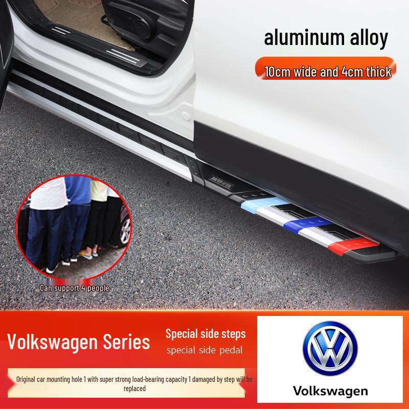 Volkswagen Touareg, Tiguan L/X, Tayron/X Side Step Boards & Welcome Pedals