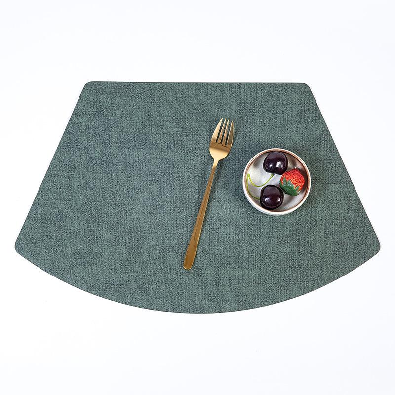 Wind Cloth Pattern Fan-shaped Waterproof, Oil-proof and Anti-scalding Pad, Restaurant Kitchen Daily Pot Pad, Coaster, Thermal Insulation Pad