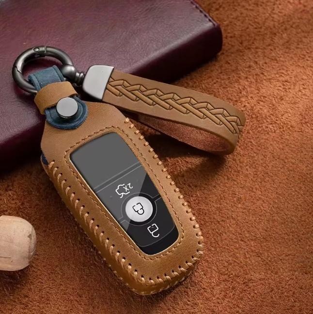 Car Key Case Full Cover for Ford Fusion Mustang Explorer F150 F250 F350 EcoSport Edge S-MAX Ranger Lincoln Mondeo