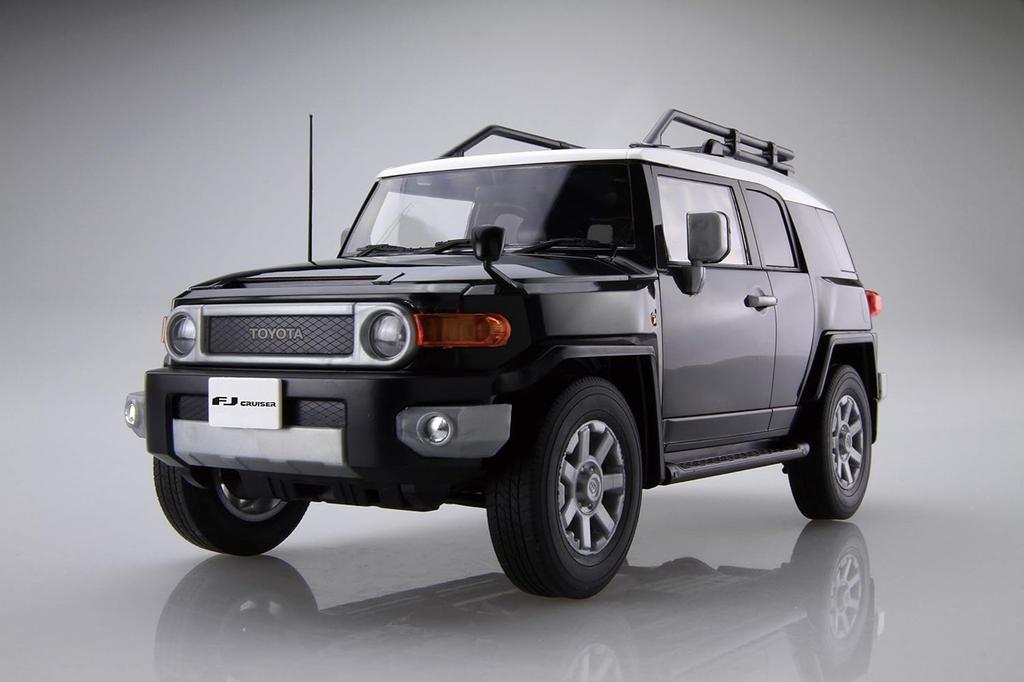 Fujimi Model Car NEXT Series Toyota FJ Cruiser Tone Color Coded Plastic Model Car 1/24 No.9 EX-1 (Two Black) NX9EX-1
