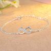 Lindon Zircon Bracelet Jewelry Geometric Bead Chain Link Bracelets Fashion Fine Wedding Gift for Girlfriend Women