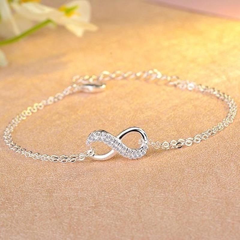 Lindon Zircon Bracelet Jewelry Geometric Bead Chain Link Bracelets Fashion Fine Wedding Gift for Girlfriend Women