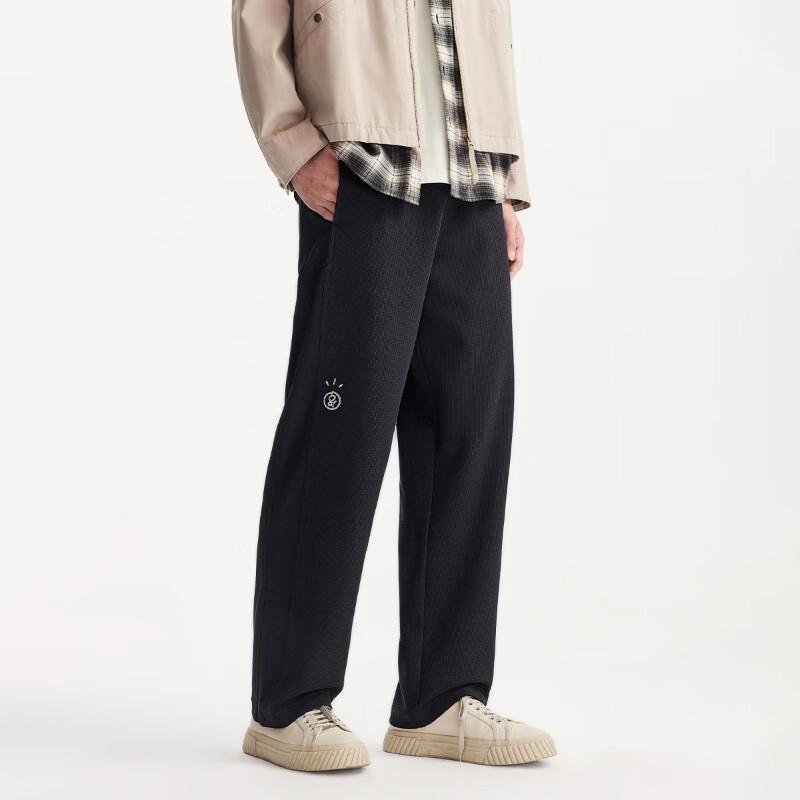 JACK&JONES Men's Waffle Knit Straight Casual Pants