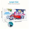 Super Mario2 Print  Cushion Non-slip Laptop Tablet Big Mousepad XXL Mat Mini PC Playmat With Lock edge