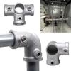 1/2''/3/4''/1'' Rohrfitting Verbinder Feste Schnalle Kreisrahmen Befestigungselemente Winkel Aluminiumlegierung Stahl Kreisrohrverbinder