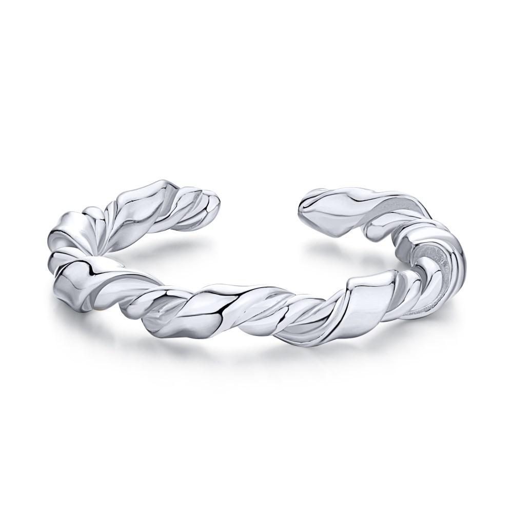 

Танцизное классическое кольцо из стерлингового серебра 925 пробы, женские ювелирные изделия, свадебное обещание, подарок для вечеринки Open серебряный