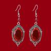 Jun'an Gothic Black & Red Crystal Halloween Earrings