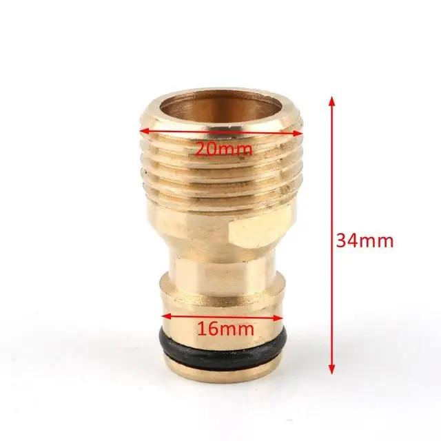 1pc Brass 1/2" 3/4" 1 Inch Thread Quick Connector Garden Irrigation Faucet Nozzle Adapter Water Gun Joints
