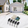 Opener Transmitter+Receiver Learning Code(1527) Gate Garage ABS 2CH 433MHz Relay Wireless Remote Control Switch