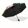 1pc Sailor Moon On the Moon Automatic Folding Umbrella - 3 Folding Design, Vivid Cartoon Pattern, Suitable for Outdoor Activities, A Gift for Fans In