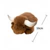 Simulated Yak Plush Toys Cattle Stuffed Doll Soft Home Decor Toys Toys Hobbies Collection Kids Dolls Creative Birthday Gifts