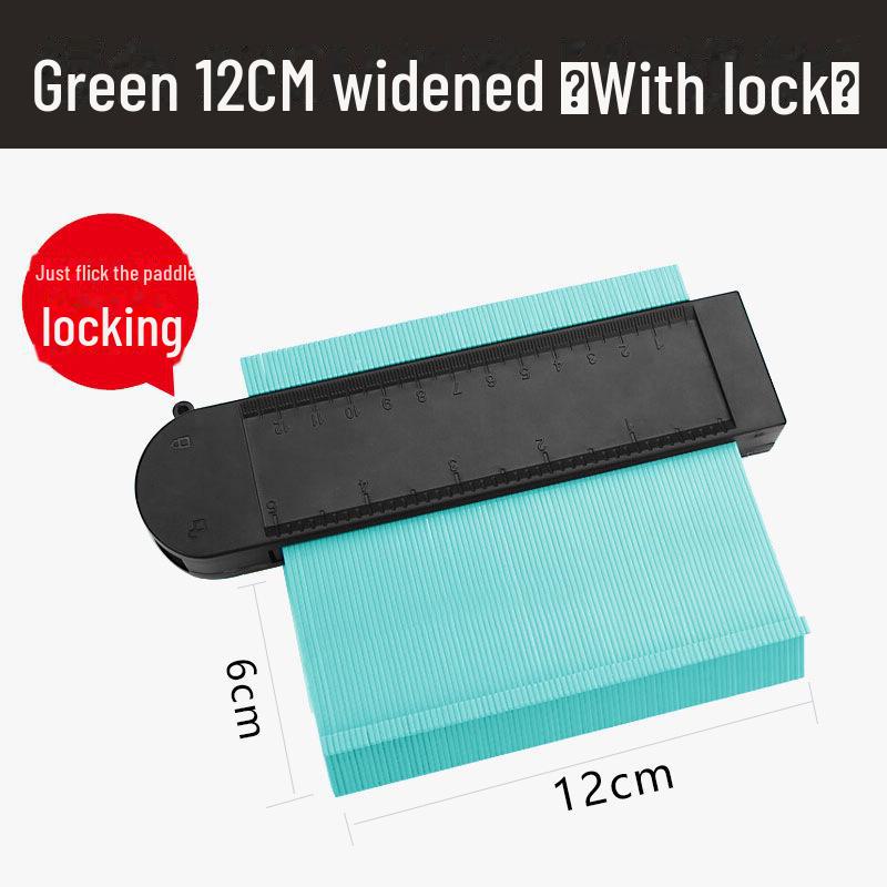 Multifunctional Contour Measuring and Profiling Gauge for Woodworking and Irregular Shapes