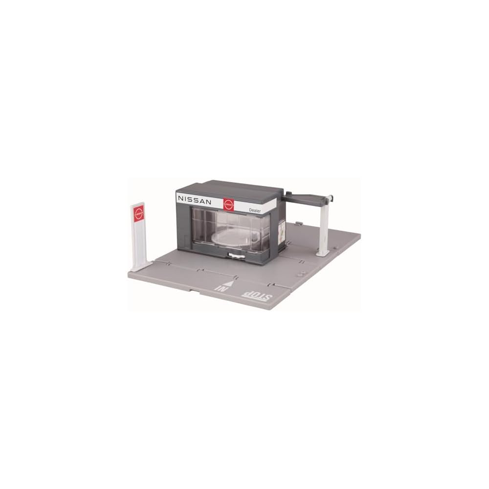 Takara Tomy Tomica Town Nissan Car Dealer Miniature Toy with Tomica Cars for Ages 3 and Up