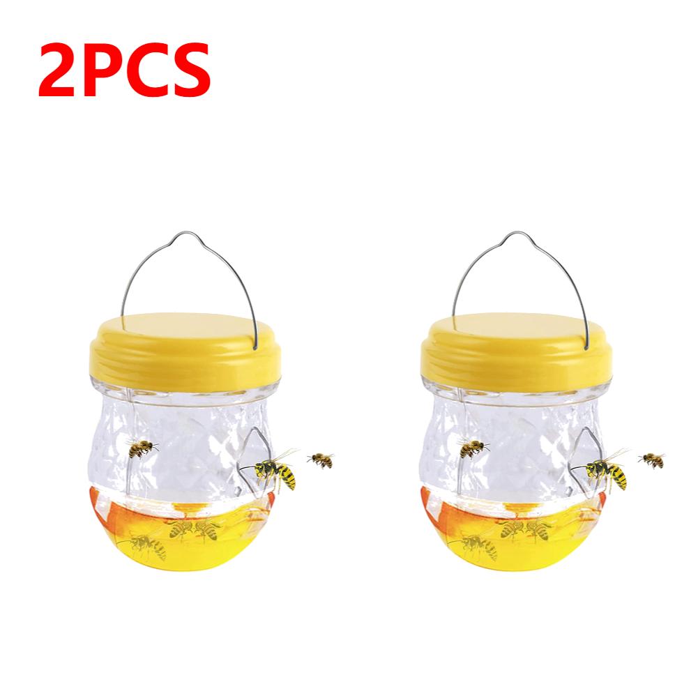 1-10pcs Hornet Trap Hanging Hornets Bee Fly Catcher Wasp Repellent Reusable Non-toxic Pest Control for Home Farm Garden Supplies