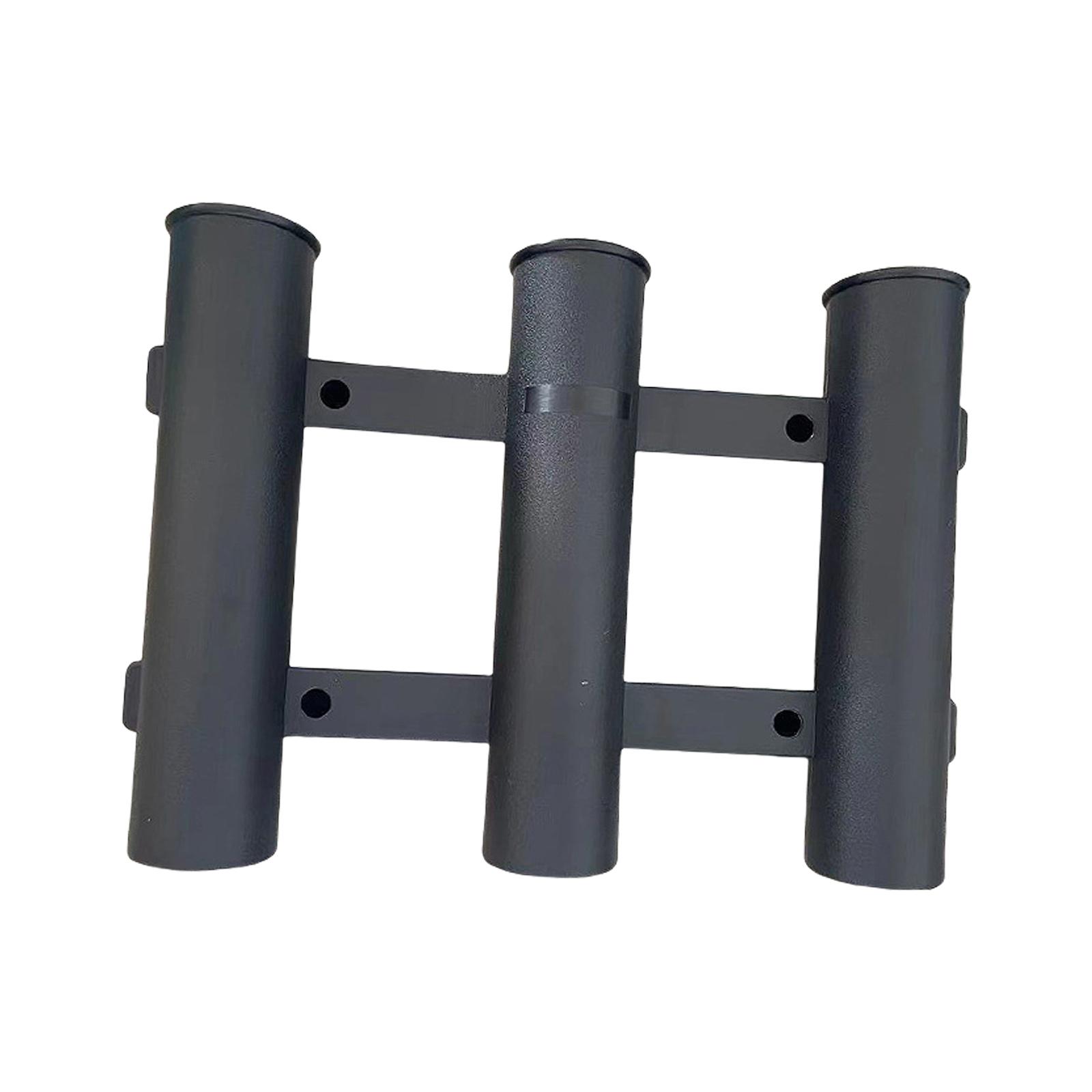 

3 Rods Tube Plastic Fishing Rod Racks Holder Fishing Tackle Tool Plastic Boat Fishing Rod Frame Bracket Easy to Use 1