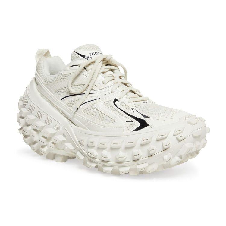 Balenciaga Defender Tire Shoes Low Top Chunky Sneakers Women's White 685611W2RAA9110