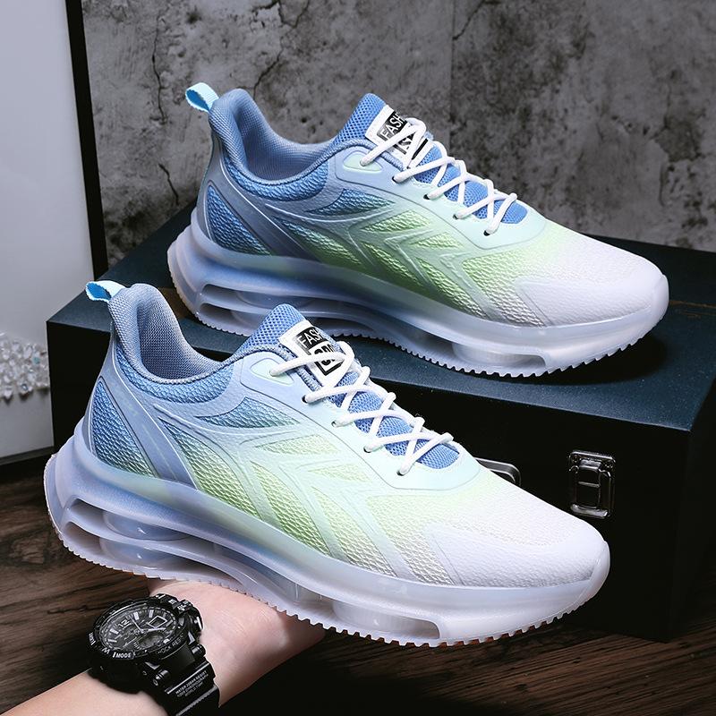 Men's shoes, sports shoes, spring and summer student shoes, versatile casual shoes, ultra-light shock-absorbing double-layer air cushion sports