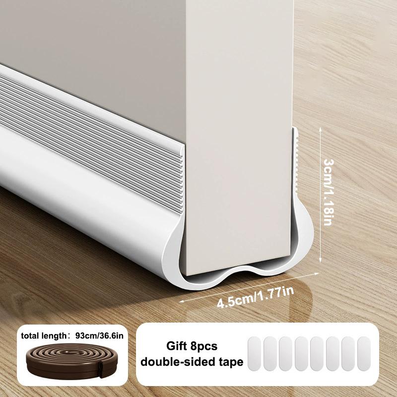 Verstellbare Flexible Türboden-Dichtungsleiste Kaltwind- und Staubdicht Wetterleiste Türfenster-Spalten Schlafzimmer Zugluftstopper