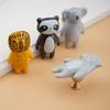Cute Cartoon Furniture Handles Animal Drawer Knob Ceramic Drawer Knobs Handles for Cabinets and Drawer Lion Panda Fox Handle