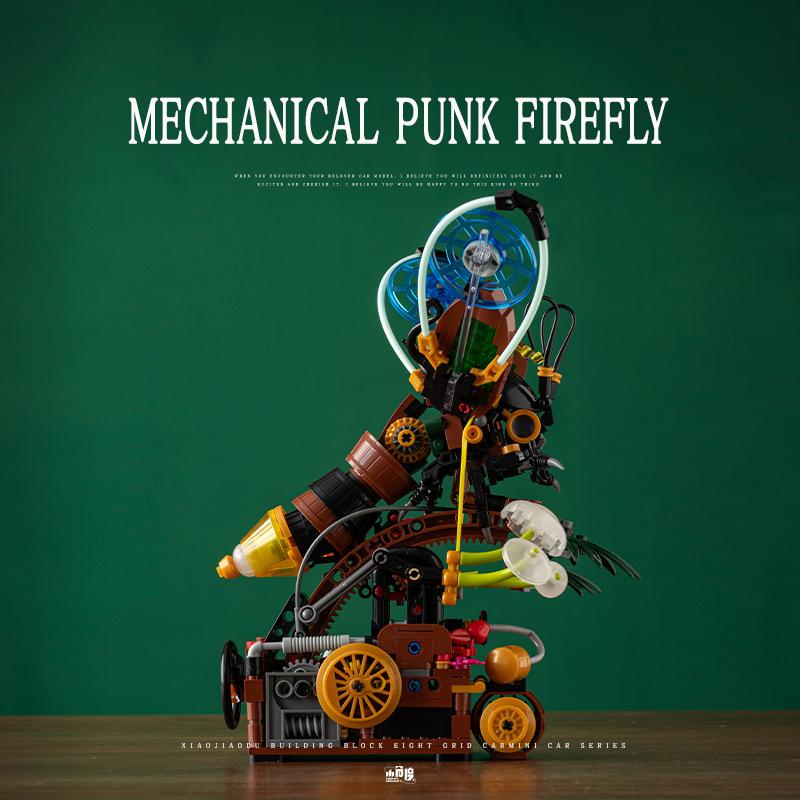 Steampunk Mechanical Linkage Firefly Building Bricks 487PCS, Ornament, Toy Adults