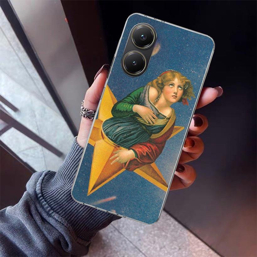 Rock The Smashing Pumpkins Phone Case For Xiaomi Poco X7 X6 X5 Pro F7 Ultra Redmi 15C 15 13 13C 12 12C 10 10A 10C 9 9A 9C 9T She