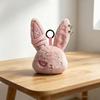 Dark Style Rabbit Plush Keychain Cute Rabbit Toy Stylish Keyrings Pendant Accessory For Bag Keys And Home Decors