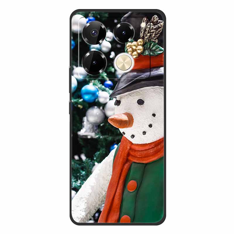 2024 Christmas Phone Cases For Infinix Note 40 Pro 4G 5G Cases Soft TPU Silicone For Note 30 4G  5G  Infinix Note 40Pro 30Pro 4G
