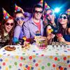 Happy Birthday Tablecloth Balloon Printed Disposable Waterproof Tablecloth Party Decoration Birthday Party Decoration
