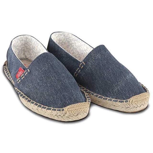 Drilleys Espadrille Slip-Ons D1 Wash Blue