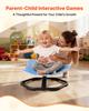 VEVOR Kids Swivel Chair, 220 Lbs Capacity, Elephant Shape Sensory Spinning Chair, Autistic Kids Sensory Toy Seat with Non-Slip Metal Base