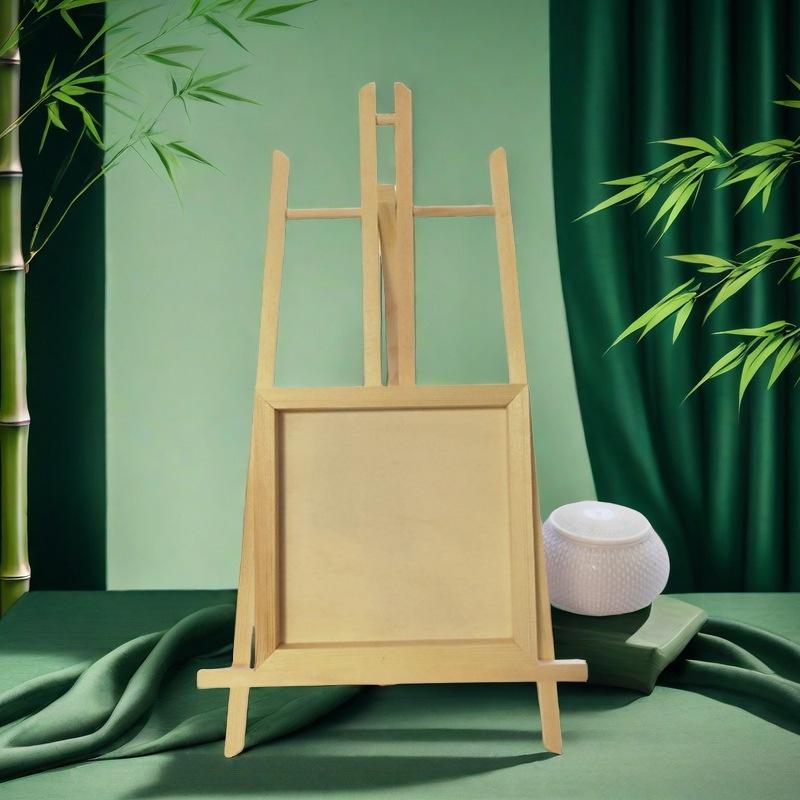 Handmade Solid Wood Clay Picture Frame for Creative Kindergarten DIY Projects