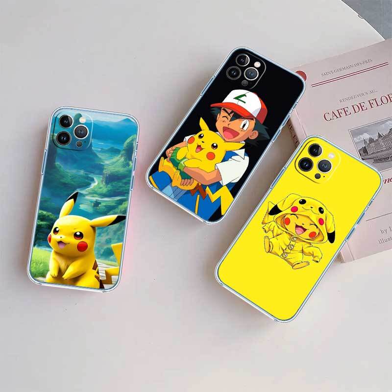 Pokemon Cute Case for Motorola E7 E22 E20 E13 E15 E22S E30 E40 G10 G20 G04 G22 G23 G05 G75 G35 G55 G6 G7 G8 G9 Plus Power Play