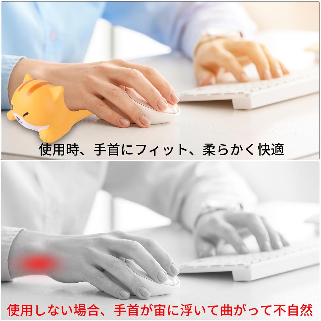 Wrist Squeeze Cute and Soft Memory Foam Palm Wrist Stain for Use Rest, Toy, Support, Rest, Anti-Slip Cushion, Resistant, Office/Gaming/Mouse/Computer