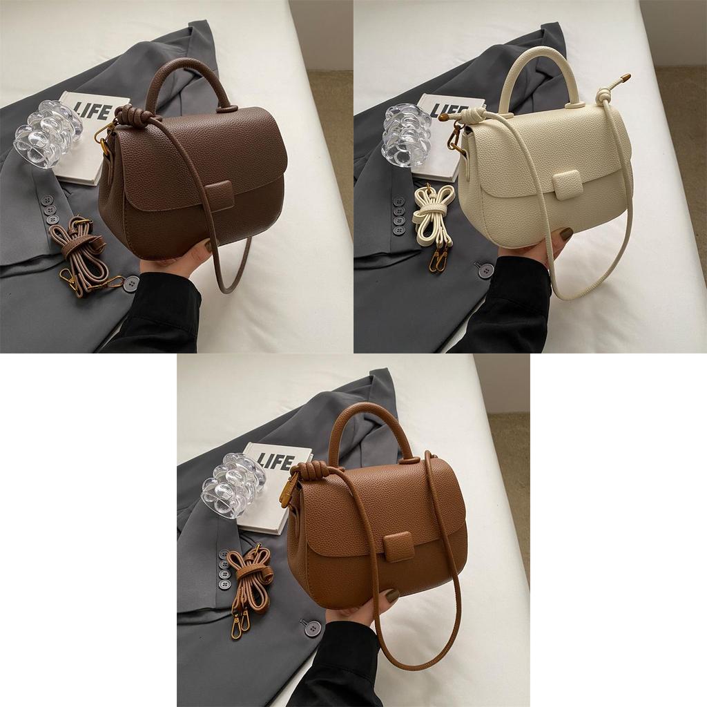 Korean Style Handbag Women 2023 New Autumn Winter Vintage Fashion Square Bag High-end Small Batch Design Shoulder Bag