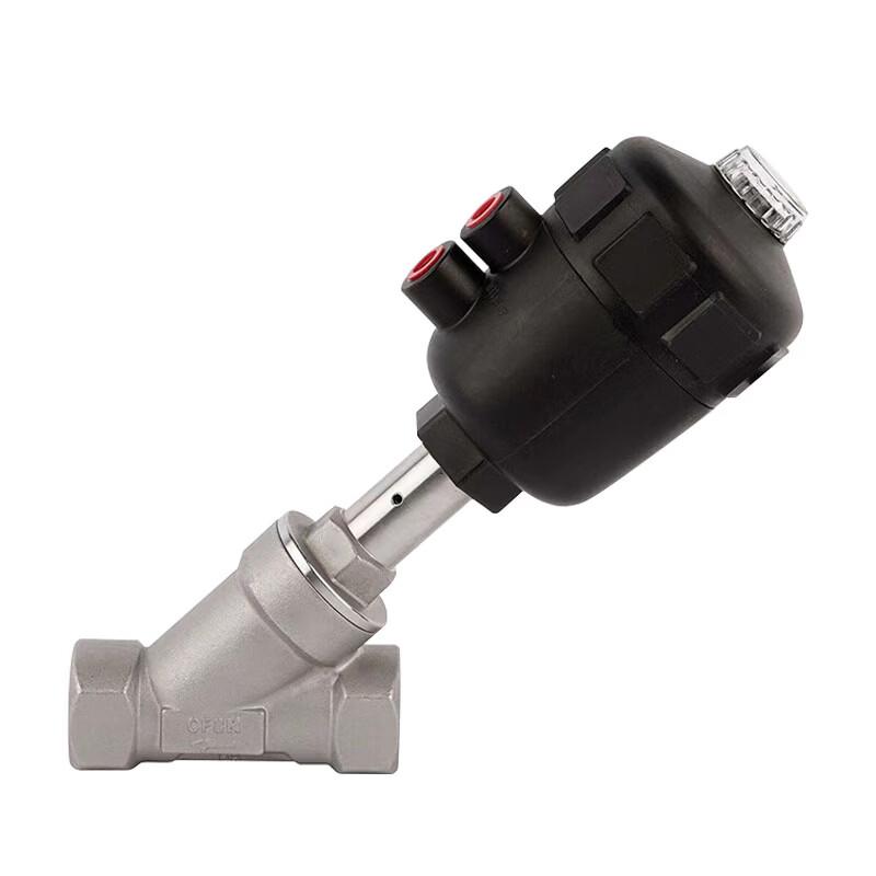 304 Stainless Steel Pneumatic Angle Seat Valve