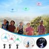 Illuminated Flying Disk with 3 LED Lights - Luminous UFO Saucer Toy for Kids