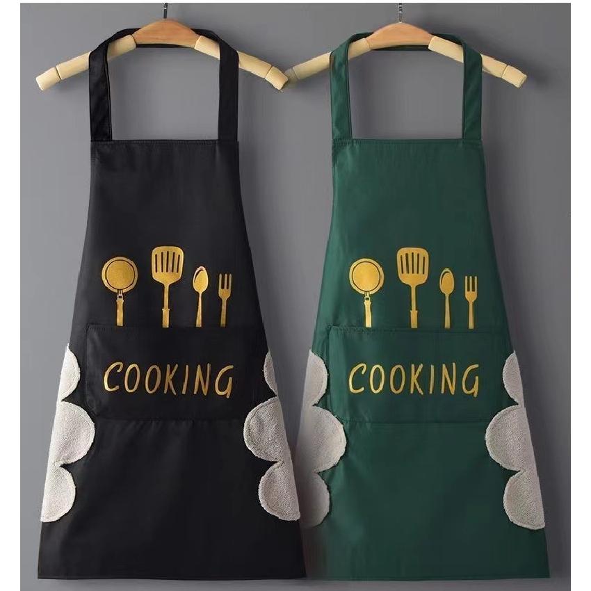 2 водонепроницаемых и маслостойких фартука из ПВХ для домашней работы — фото 3