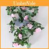 Rose Flower Garland With Silk Flowers For Wedding Decor And Outdoor Events