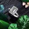Wong Rain Classic 100 %Tone Created Moissanite Gemstone Bridal Gathering Wedding Occasion Engagement Diamonds Rings Fine