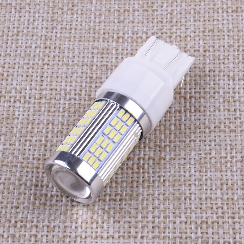 2Pcs White High Power 102-SMD LED Daytime Running Light DRL Lamp Bulbs Fit for Fiat 500 500L  2018 2017 2016 2015 2014 12V
