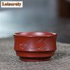 115ml Yixing Zisha Ręcznie rzeźbiona Czarka do herbaty Kwiaty i ptaki Antyczna Miseczka do herbaty Kubek Degustacja herbaty Filiżanka zapachowa Chazhan Filiżanki mistrzowskie Cha