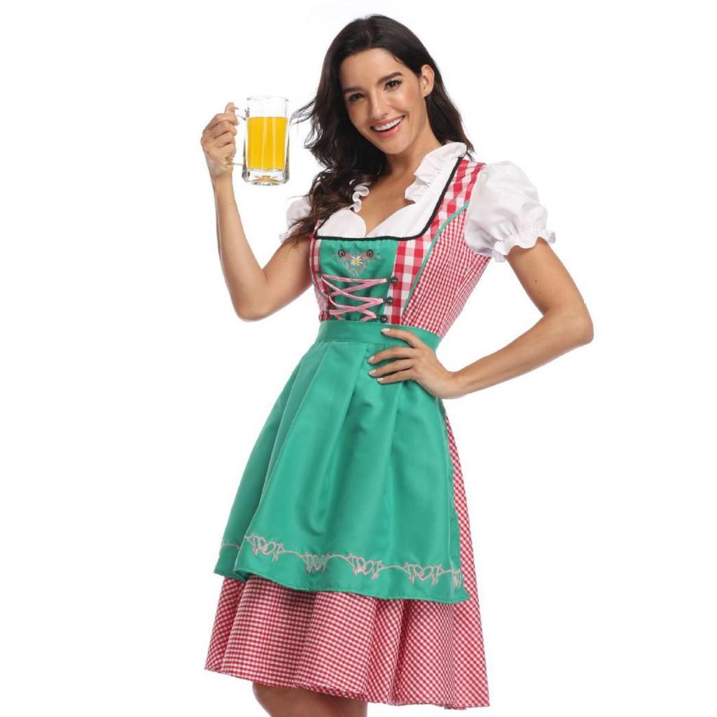 Ethnic Oktoberfest Dress S-5XL - Beer Festival Maid Costume Lingerie Set
