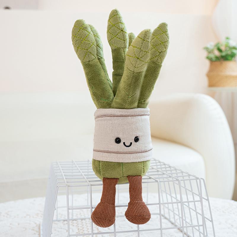 Adorable Vegetable Plant Plush Cute Toy Doll Ultra Soft Fluffy Stuffed Companion For Kids Bedroom Decor And Gift