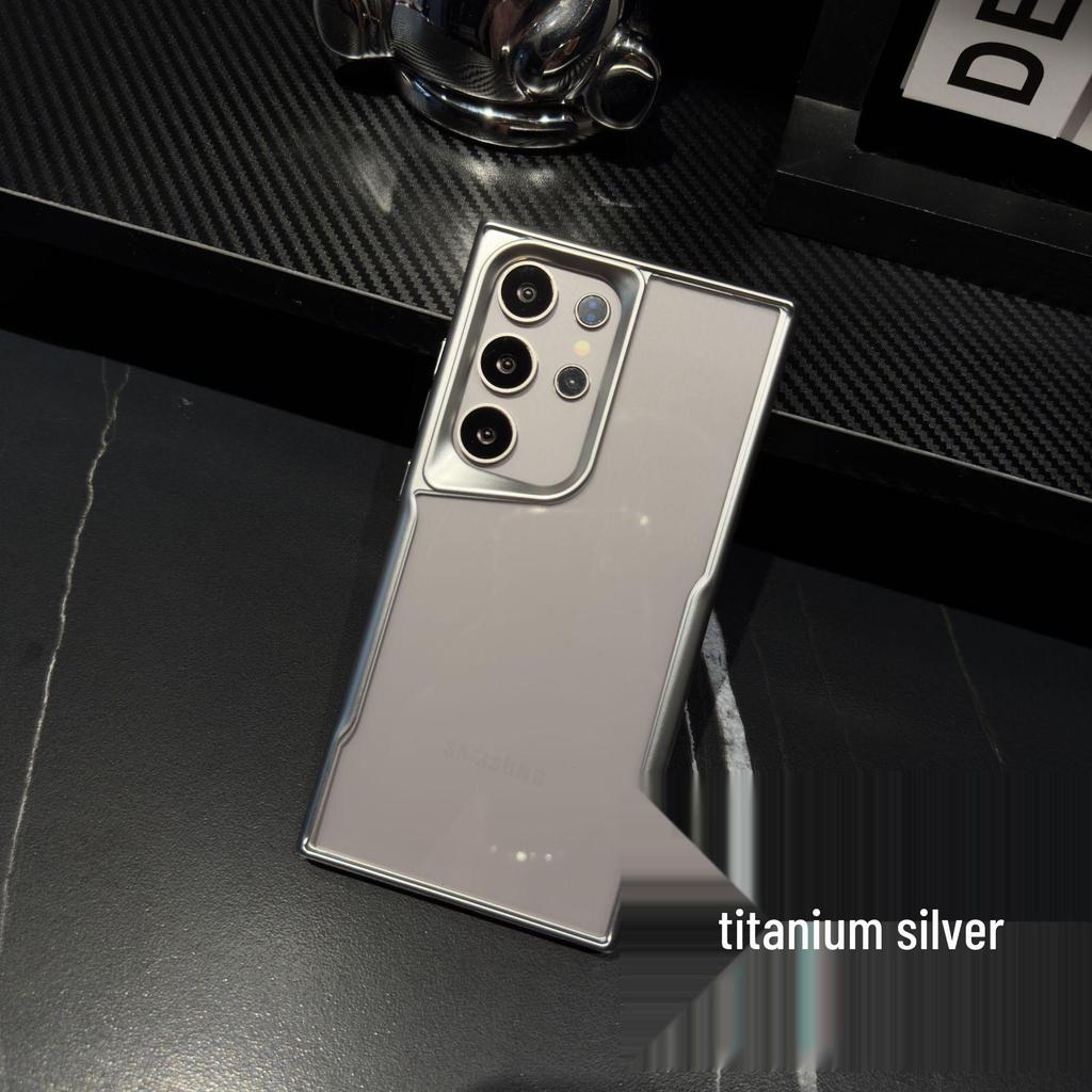 Samsung S24 Ultra Slim Phone Case - Electroplated, Drop-proof TPU Cover for S23/S22P
